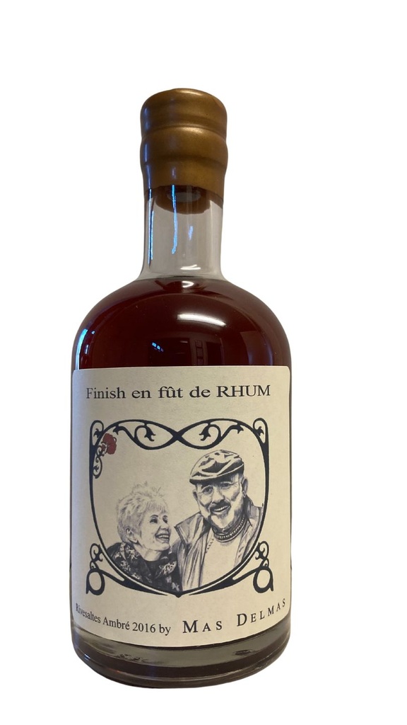 Mas Delmas - Rivesaltes Ambré Finish Rhum 37,5cl Biodynamie